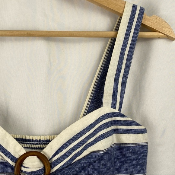 Francesca’s Coco + Jaimeson Women’s Cropped Top Stripes Size Small - Picture 3 of 16